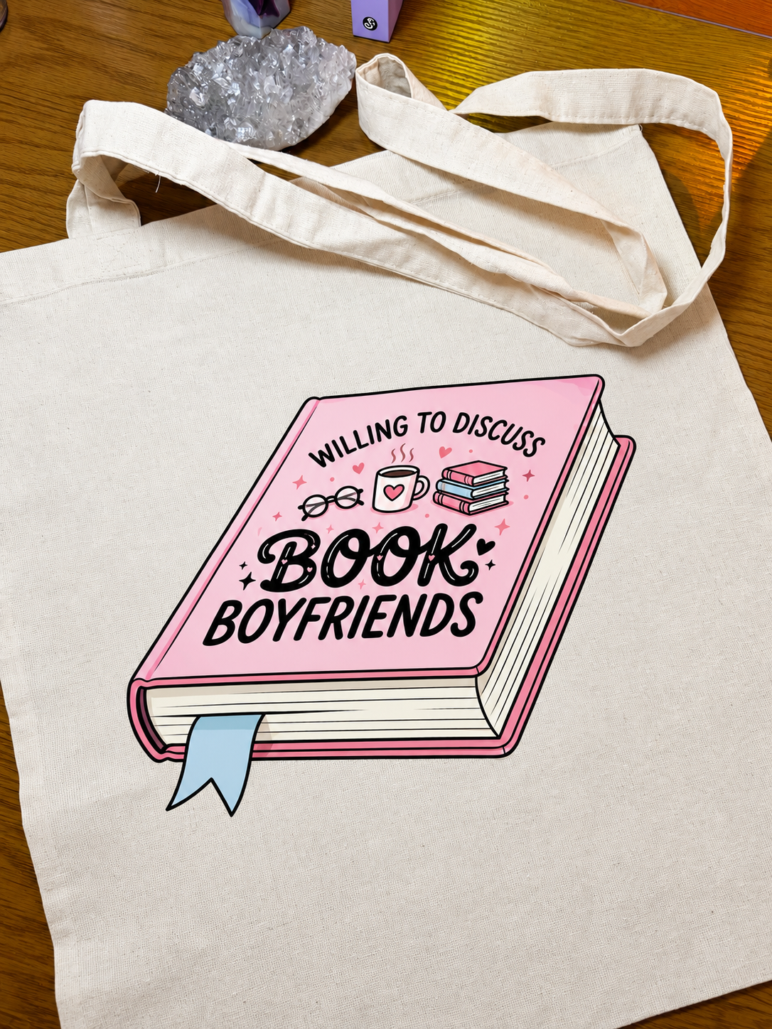 Book Boyfriend Tote Bag