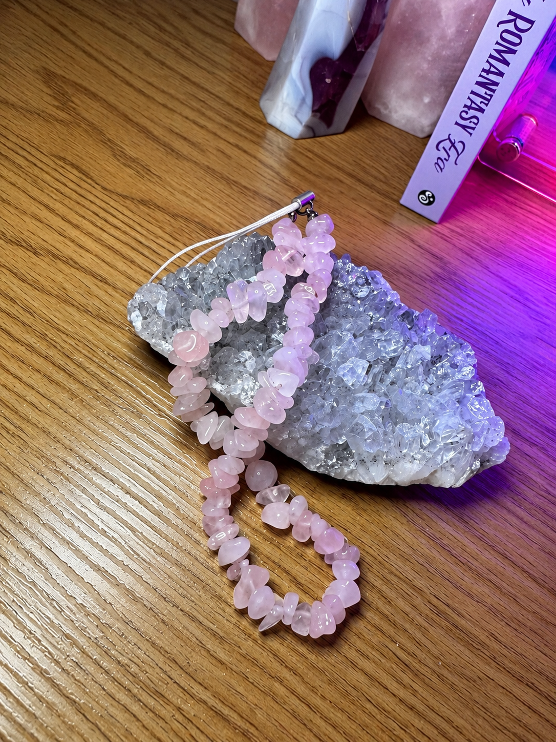 Rose Quartz Kindle Charm