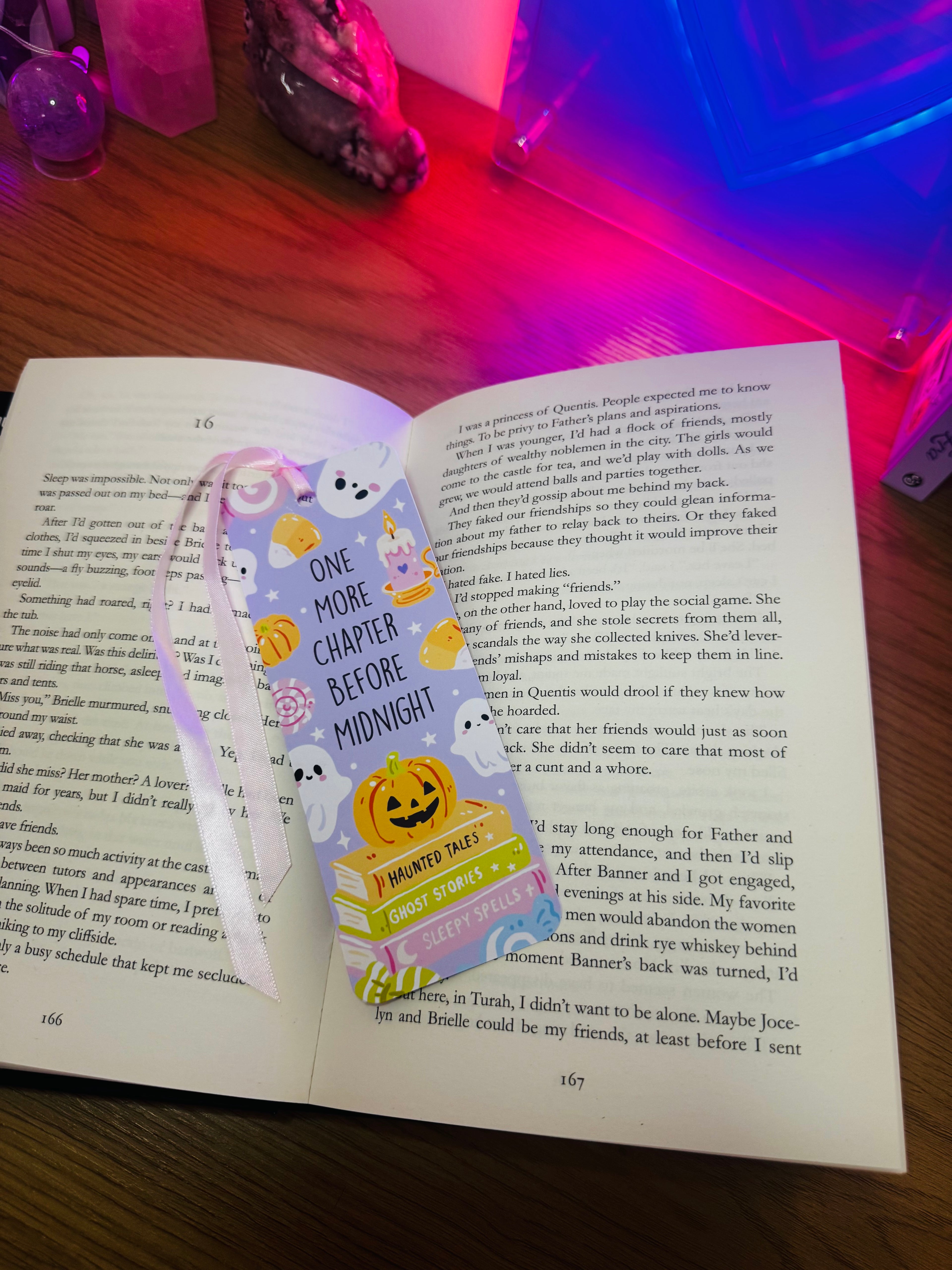 One More Chapter Before Midnight – Halloween Bookmark