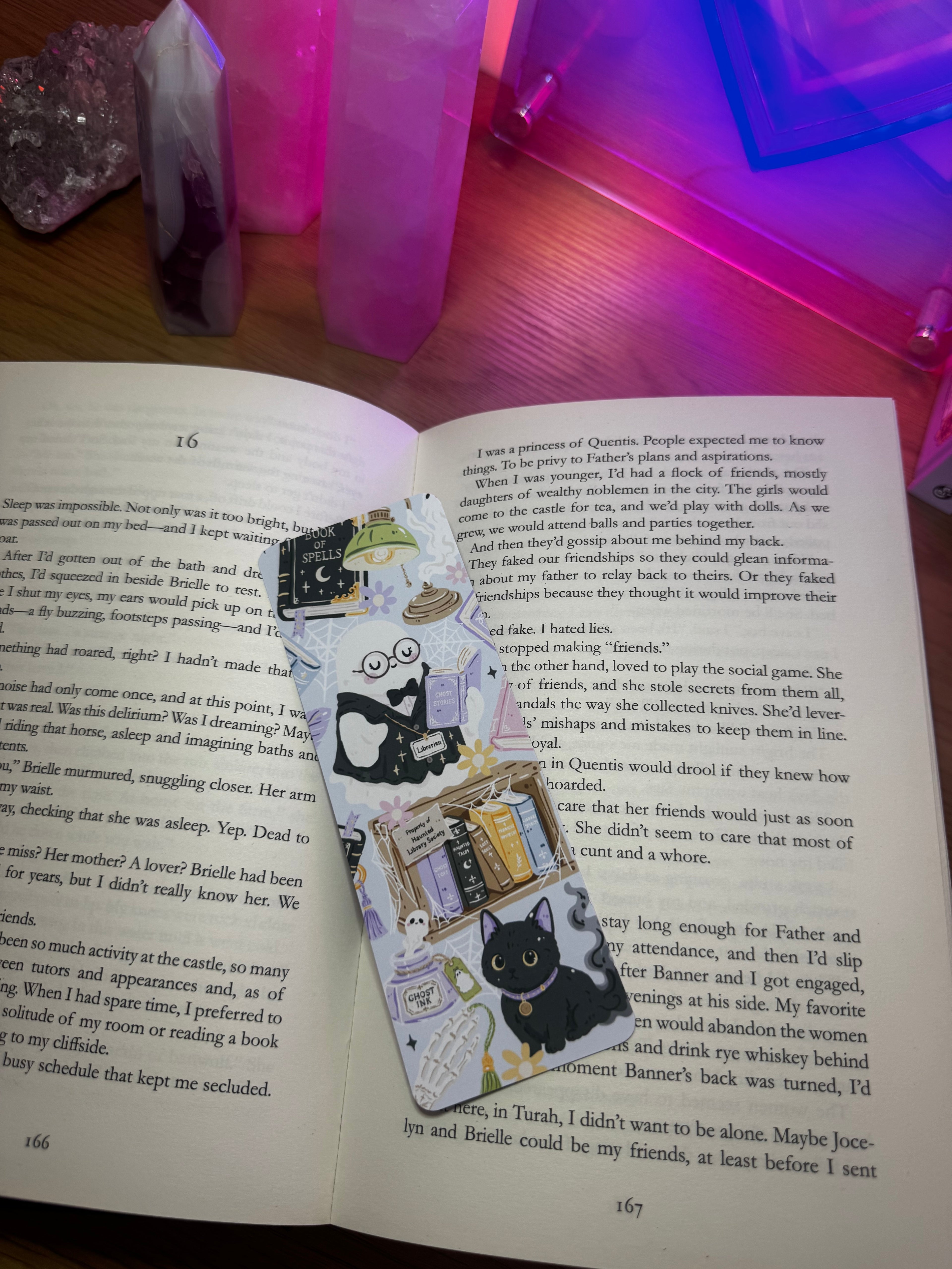 The Midnight Bookshop - Spooky Bookish Bookmark